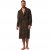 JP1880 Bathrobe Extra Soft Terry Cloth Brown - Spodnje perilo & kopalne hlače - Moško Spodnje Perilo za močnejše postave