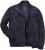 JP1880 Soft Goatskin Suede Leather Jacket Navy - Usnjene jakne - Usnjene jakne v velikih velikostih