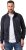 JP1880 Soft Goatskin Suede Leather Jacket Navy - Usnjene jakne - Usnjene jakne v velikih velikostih