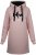 Nora Mikken KADRI Long Hoodie PINK - Puloverji & jopice - 
