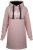 Nora Mikken KADRI WHITE Long Hoodie Pink - OBLAČILA ZA ŽENSKE XS-XXL - 