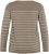 Kaffe Curve Linia Boatneck Pullover Morel Melange with Silver Lurex - Pleten puloverji - 