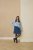 Kaffe Curve Jina Knit Pullover Powder Blue Melange - Pleten puloverji - 