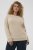 Kaffe Curve Jina Knit Pullover Feather Grey Melange - Pleten puloverji - 