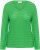 Kaffe Curve Metty Pullover Bright Green - Pleten puloverji - 
