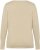 Kaffe Curve Lizzy Long Sleeve Pullover Feather Grey Melange - Pleten puloverji - 