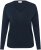 Kaffe Curve Lizzy Long Sleeve Pullover Midnight Marine - Pleten puloverji - 