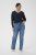 Kaffe Curve Lizzy Long Sleeve Pullover Midnight Marine - Pleten puloverji - 