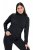 Ulla Popken Basic Long Sleeve Slim Fit Turtleneck Black - Puloverji & jopice - Udobni puloverji in pletenine