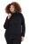 Ulla Popken Basic Long Sleeve Slim Fit Turtleneck Black - Puloverji & jopice - Udobni puloverji in pletenine