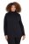 Ulla Popken Basic Long Sleeve Slim Fit Turtleneck Black - Puloverji & jopice - Udobni puloverji in pletenine