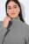Ulla Popken Basic Long Sleeve Slim Fit Turtleneck Light Grey Melange - Puloverji & jopice - Udobni puloverji in pletenine