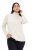 Ulla Popken Basic Long Sleeve Slim Fit Turtleneck Natural - Puloverji & jopice - Udobni puloverji in pletenine