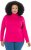 Ulla Popken Basic Long Sleeve Slim Fit Turtleneck Red Pink - Puloverji & jopice - 