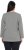 Ulla Popken Back To Basics V-Neck Relaxed Fit Cotton Tee Light Grey Melange - Majice - 