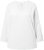 Ulla Popken Back To Basics V-Neck Relaxed Fit Cotton Tee Snow White - Majice - 