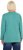 Ulla Popken Back To Basics V-Neck Relaxed Fit Cotton Tee Green - Majice - 