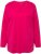 Ulla Popken Back To Basics V-Neck Relaxed Fit Cotton Tee Magenta Pink - Majice - 
