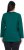Ulla Popken Back To Basics V-Neck Relaxed Fit Cotton Tee Teal Green - Majice - 