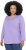 Ulla Popken Back To Basics V-Neck Relaxed Fit Cotton Tee Pale Lilac - Majice - 