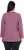 Ulla Popken Back To Basics V-Neck Relaxed Fit Cotton Tee Dark Rose - Majice - 