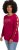 Ulla Popken Rhinestone Accent Statement Cutout Sleeve Stretch Knit Top Wine Red - Natisnjene majice za ženske - 