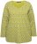 Ulla Popken Allover Graphic Long Sleeve Tee Avocado Green - Natisnjene majice za ženske - 
