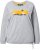 Ulla Popken Magic Feeling Long Sleeve Graphic Tee Light Grey Melange - Natisnjene majice za ženske - 