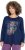 Ulla Popken Inverted Seam Long Sleeve Graphic Tee Ink Blue - Majice - 