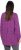 Ulla Popken Pleated Confetti Print Long Sleeve Tee Light Plum - Natisnjene majice za ženske - 