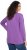 Ulla Popken Dream Rhinestone Lettering Long Sleeve Tee Light Plum - Natisnjene majice za ženske - 