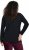 Ulla Popken Motivational Graphic Long Sleeve Tee Black - Natisnjene majice za ženske - 