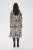 Kaffe Curve Alia Shirt Dress Black Chalk Animal - Midi obleke - 
