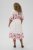 Kaffe Curve Rosa Midi Dress White Rose Border Flower - Obleke - Obleke za vse velikosti