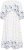 Kaffe Curve Rosa Midi Dress Blue Tones Border Flower - Obleke - 