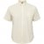 North Latitude Shirt Linen Cotton Short Sleeve Off-White - Srajce - Moške srajce za Močnejše Postave