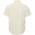 North Latitude Shirt Linen Cotton Short Sleeve Off-White - Srajce - Moške srajce za Močnejše Postave