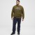 North Latitude Sweatshirt Army Green TALL - MOŠKA OBLAČILA MT-6XLT - DALJŠI kroji