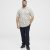 North Latitude Shirt Short Sleeve Off White - Srajce - Moške srajce za Močnejše Postave