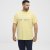 North Latitude T-Shirt Printed Short Sleeve Yellow - Kratke Majice - Moške kratke majice za močnejše postave