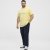 North Latitude T-Shirt Printed Short Sleeve Yellow - Kratke Majice - Moške kratke majice za močnejše postave