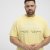 North Latitude T-Shirt Printed Short Sleeve Yellow - Kratke Majice - Moške kratke majice za močnejše postave