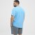 North Latitude T-Shirt Printed Turquoise - Kratke Majice - Moške kratke majice za močnejše postave
