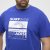 North Latitude T-Shirt Printed Blue - Kratke Majice - Moške kratke majice za močnejše postave