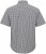 North Latitude Shirt Short Sleeve Checked Grey - Srajce - Moške srajce za Močnejše Postave
