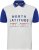North Latitude Polo Short Sleeve Blue And White TALL - MOŠKA OBLAČILA MT-6XLT - DALJŠI kroji