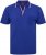 North Latitude Polo Pique V-Neck Blue - Polo majice - Moške Polo Majice za Močnejše Postave