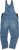JP1880 Dungarees Denim Adjustable Straps Blue - Kavbojke & hlače - Moške Kavbojke in Hlače za Močnejše Postave