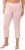 Ulla Popken Basic Stretch Knit Capris Pink - Kavbojke & Hlače v Velikih Številkah – Plus Size - 