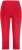 Ulla Popken Basic Stretch Knit Capris Red - Kavbojke & Hlače v Velikih Številkah – Plus Size - 